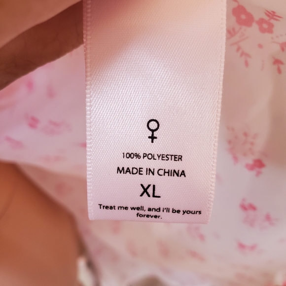 NWT Selkie Pink and white Parfait Poet top - Picture 8 of 10